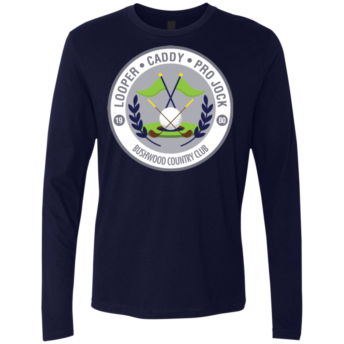 T-Shirts Midnight Navy / Small Looper Men's Premium Long Sleeve