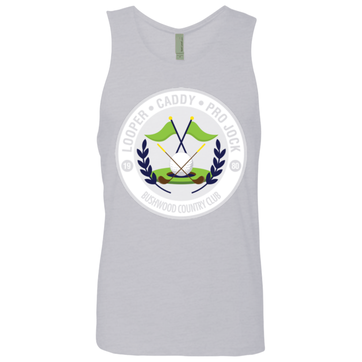 T-Shirts Heather Grey / Small Looper Men's Premium Tank Top