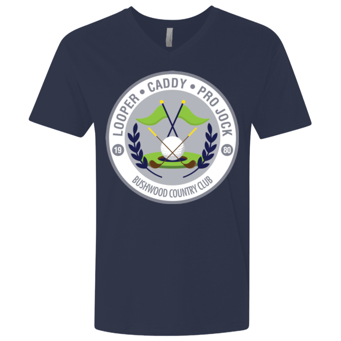 T-Shirts Midnight Navy / X-Small Looper Men's Premium V-Neck
