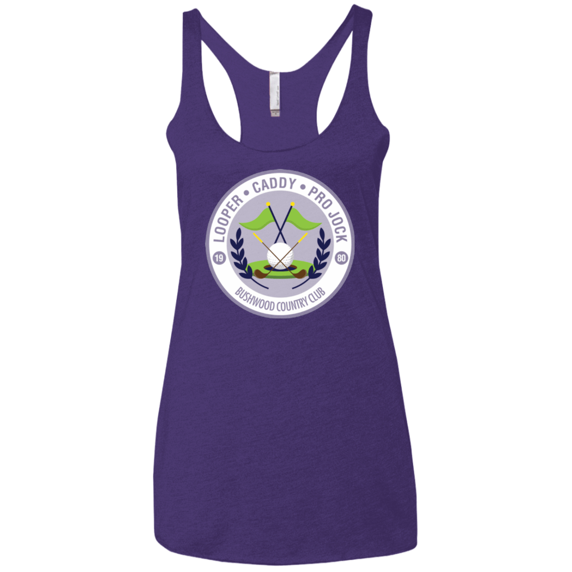 T-Shirts Purple / X-Small Looper Women's Triblend Racerback Tank