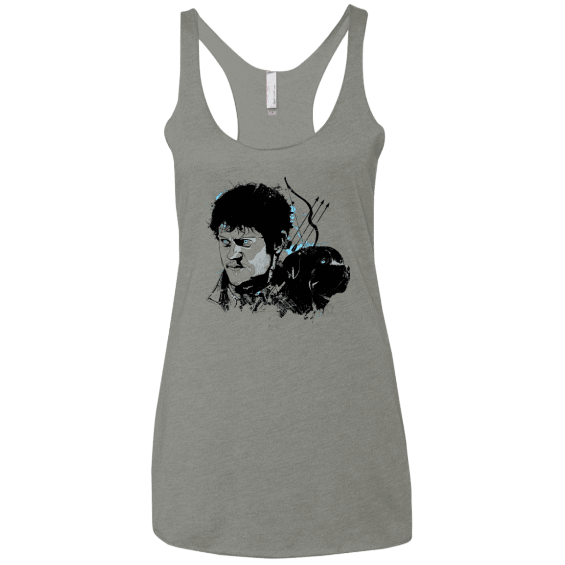 T-Shirts Venetian Grey / X-Small LORD BOLT ON Women's Triblend Racerback Tank