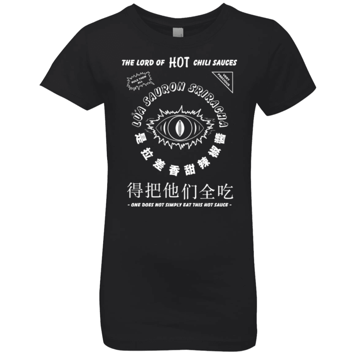 T-Shirts Black / YXS Lord of Hot Sauces Girls Premium T-Shirt