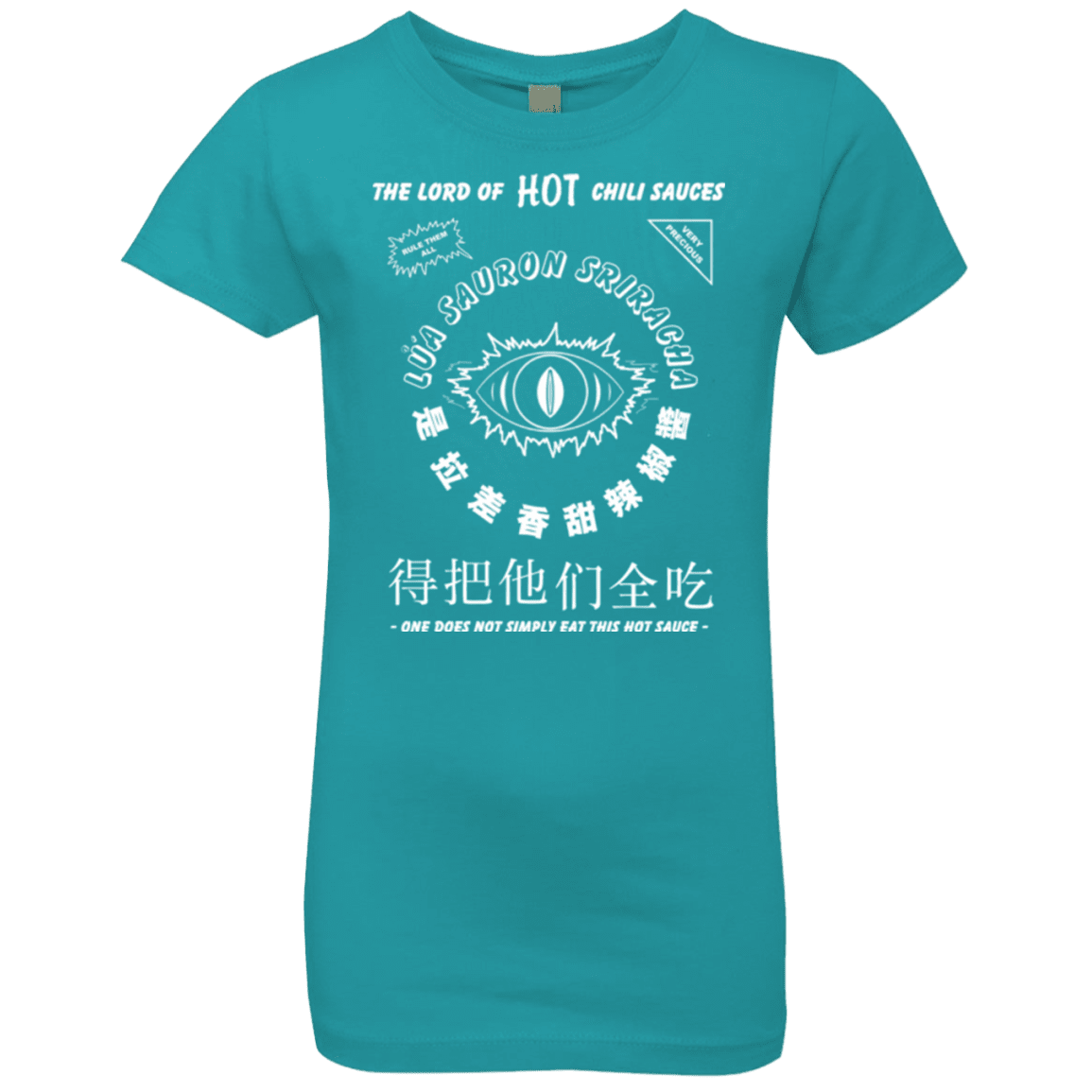 T-Shirts Tahiti Blue / YXS Lord of Hot Sauces Girls Premium T-Shirt