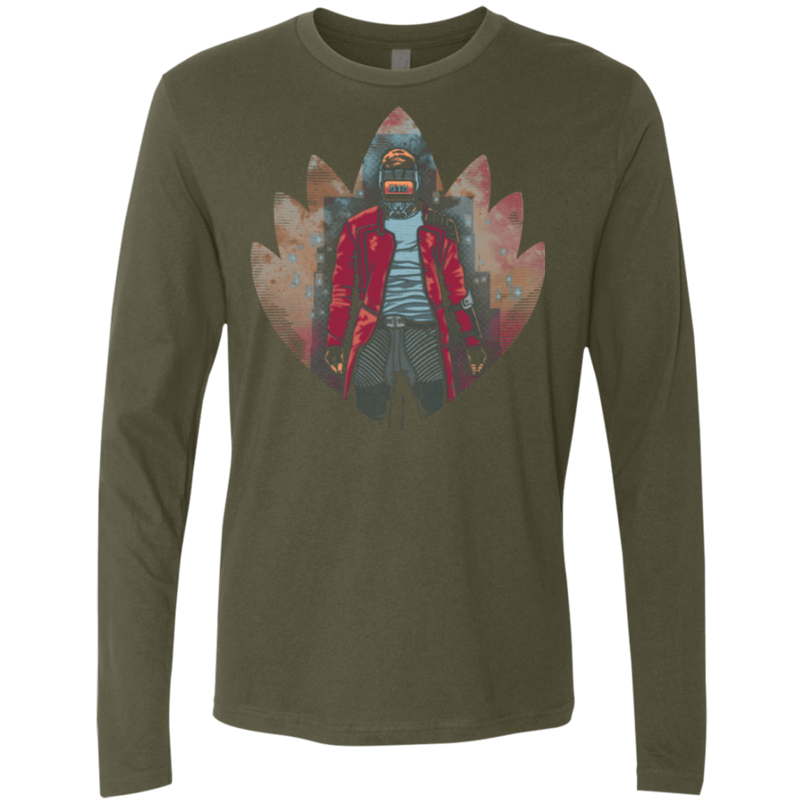 T-Shirts Military Green / Small Lord of Music Men's Premium Long Sleeve