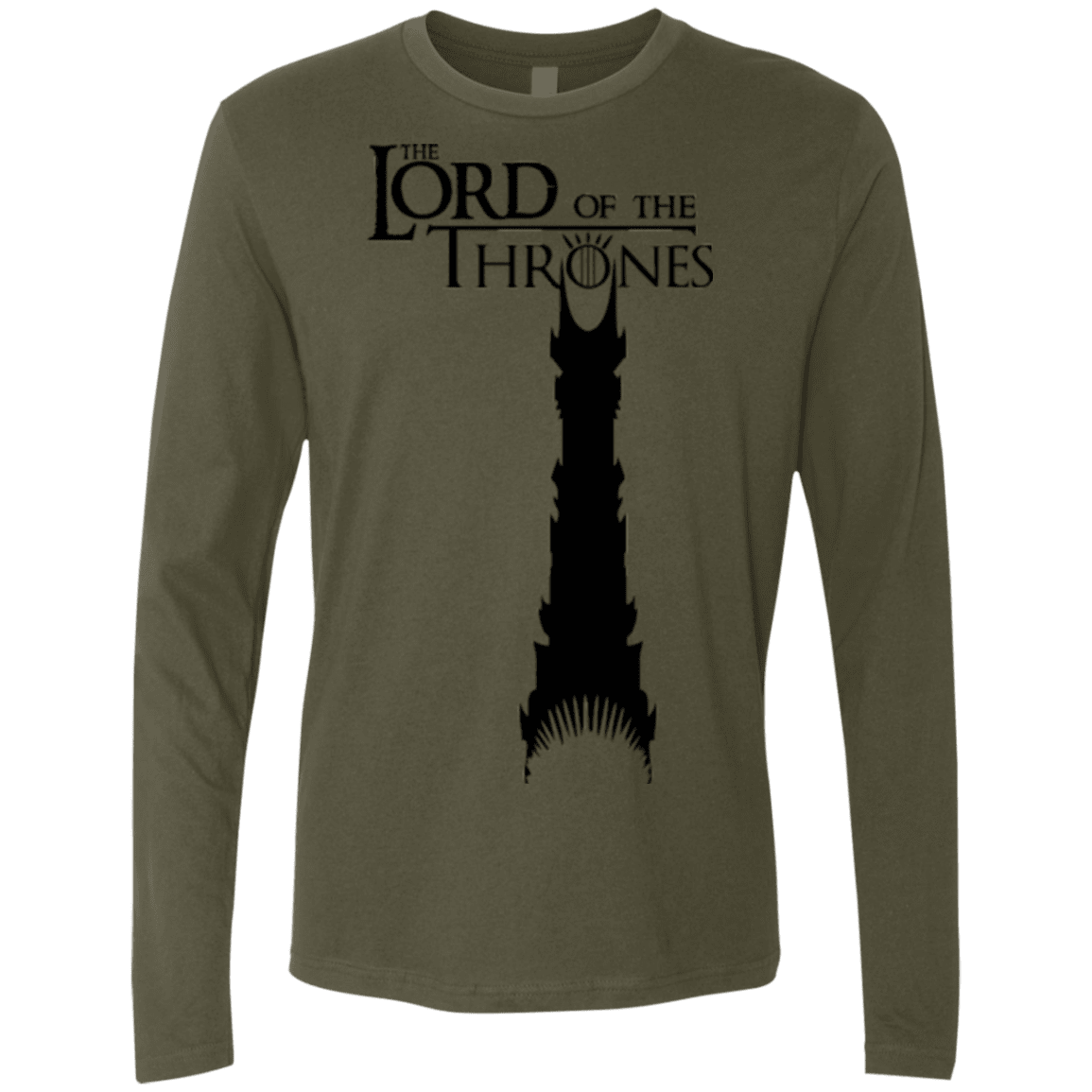 T-Shirts Military Green / Small Lord of Thrones Men's Premium Long Sleeve