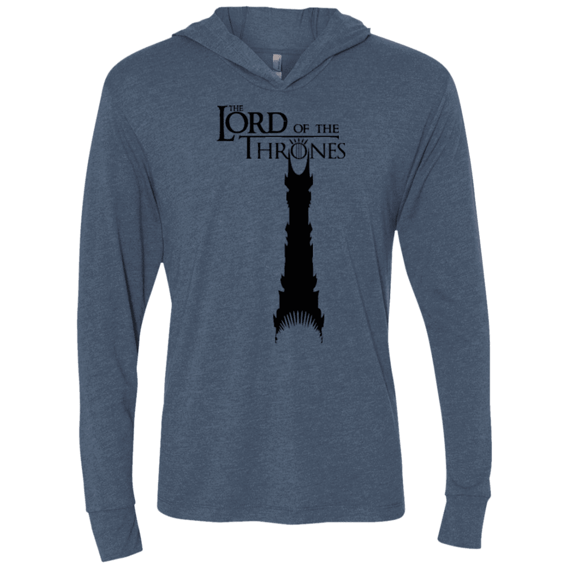 T-Shirts Indigo / X-Small Lord of Thrones Triblend Long Sleeve Hoodie Tee