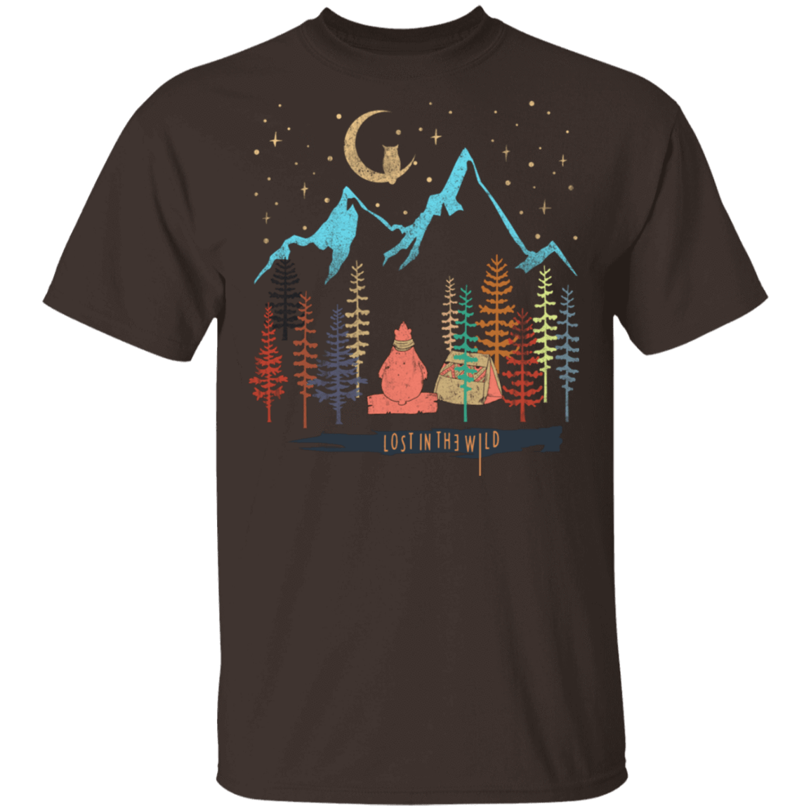 T-Shirts Dark Chocolate / S Lost In The Wild T-Shirt