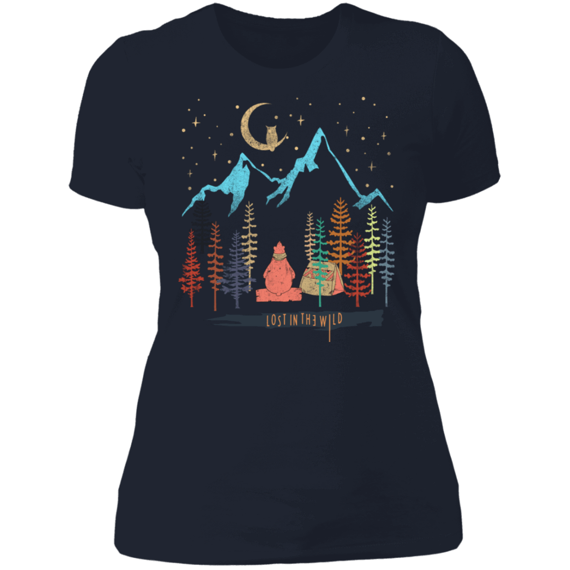 T-Shirts Midnight Navy / S Lost In The Wild Women's Premium T-Shirt