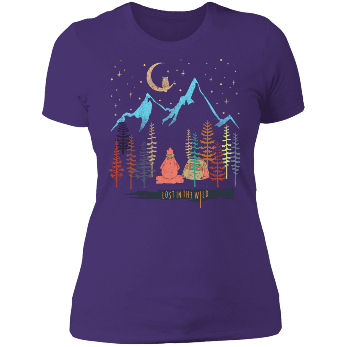 T-Shirts Purple Rush/ / S Lost In The Wild Women's Premium T-Shirt