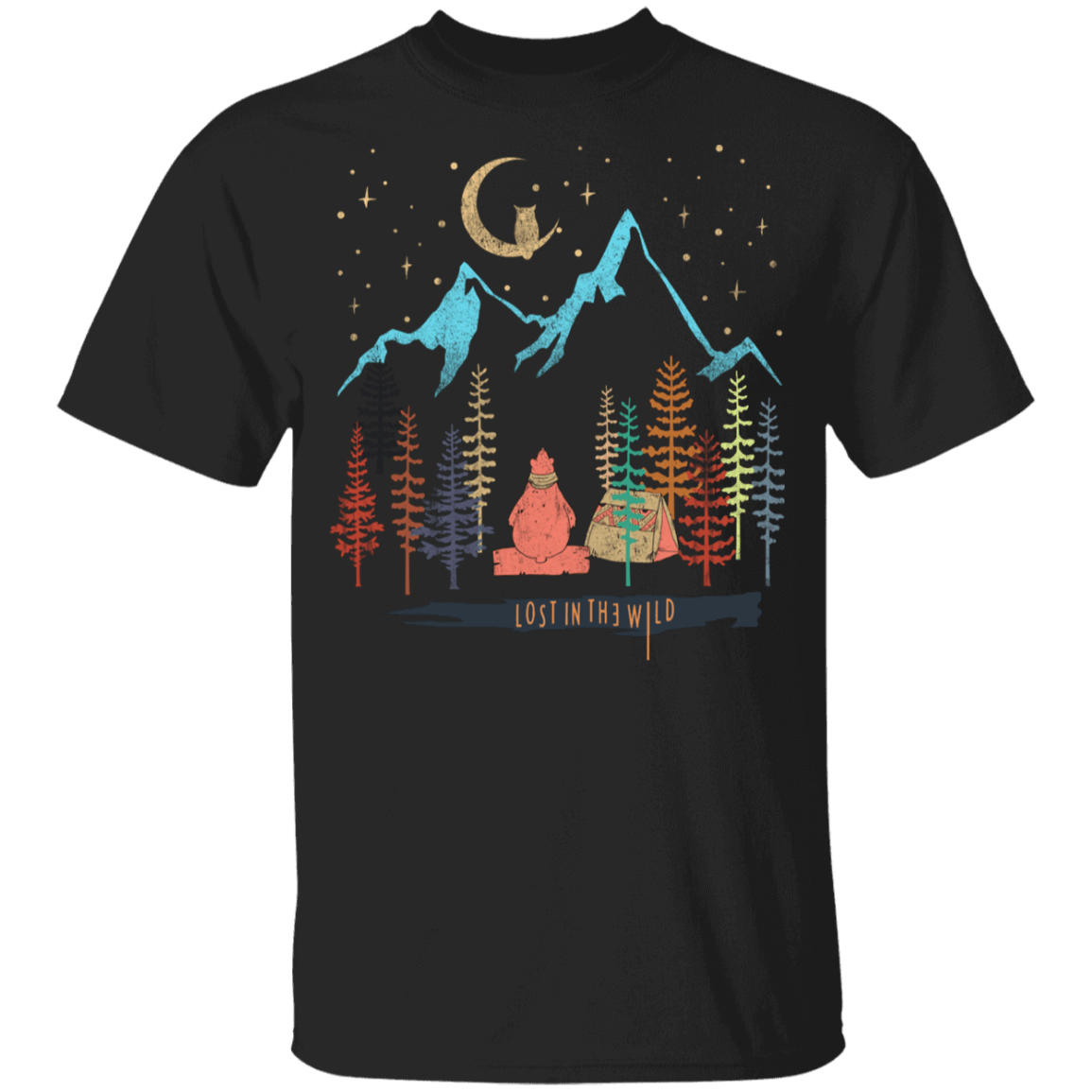 T-Shirts Black / YXS Lost In The Wild Youth T-Shirt