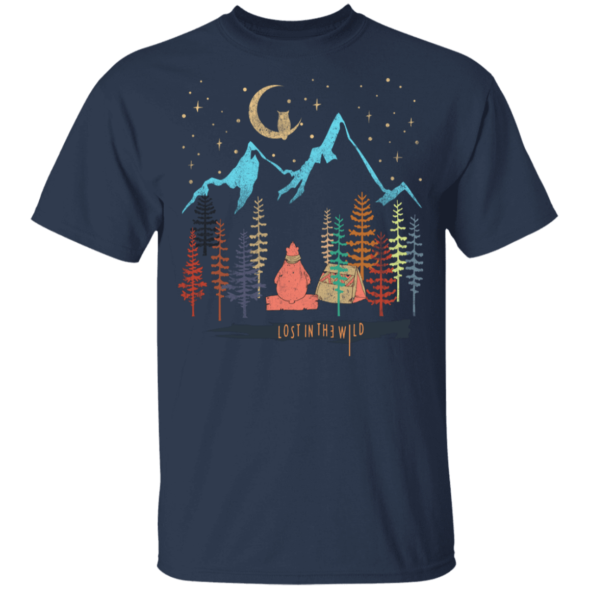 T-Shirts Navy / YXS Lost In The Wild Youth T-Shirt