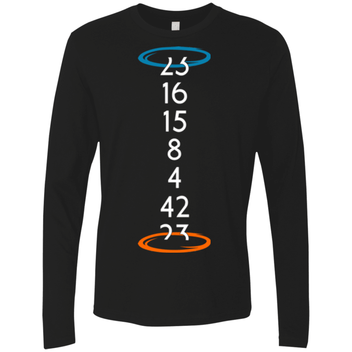 T-Shirts Black / Small Lost portal Men's Premium Long Sleeve