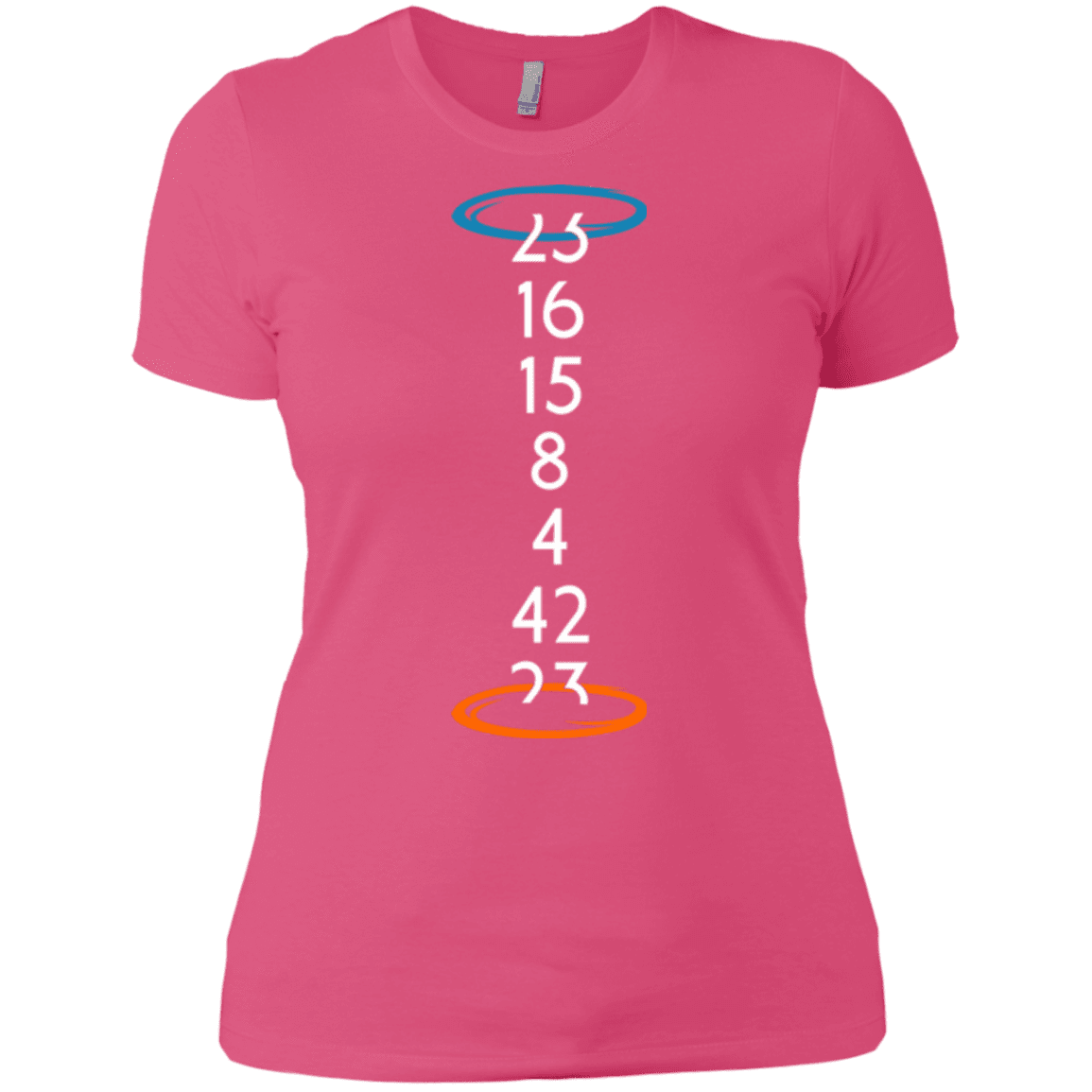 T-Shirts Hot Pink / X-Small Lost portal Women's Premium T-Shirt