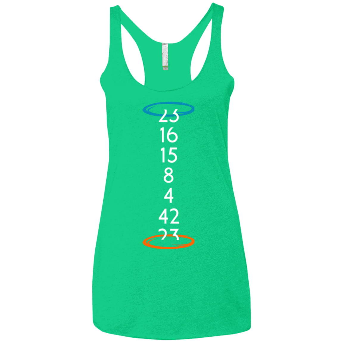 T-Shirts Envy / X-Small Lost portal Women's Triblend Racerback Tank