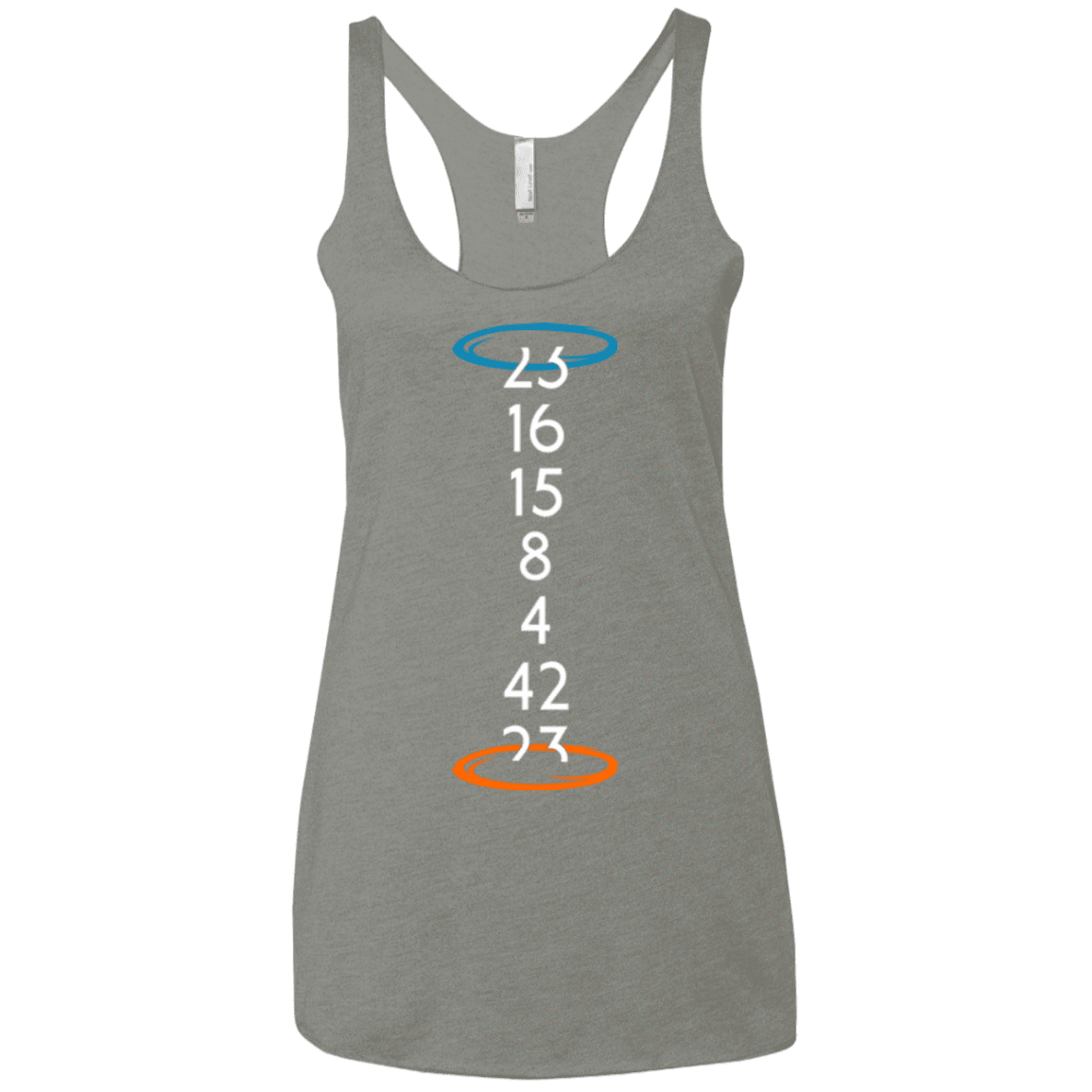 T-Shirts Venetian Grey / X-Small Lost portal Women's Triblend Racerback Tank
