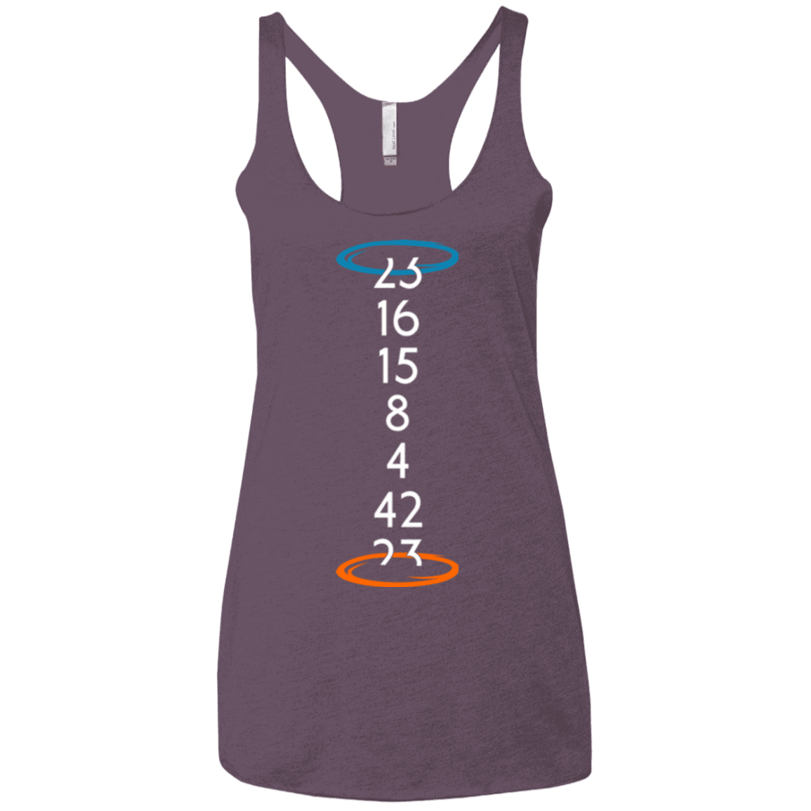 T-Shirts Vintage Purple / X-Small Lost portal Women's Triblend Racerback Tank