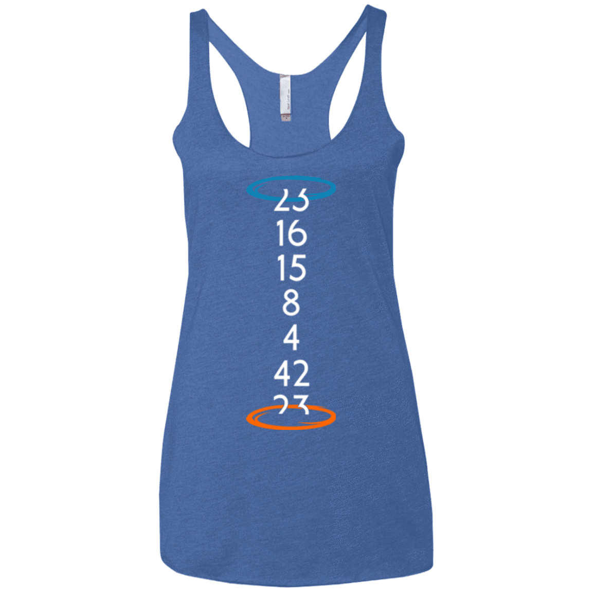 T-Shirts Vintage Royal / X-Small Lost portal Women's Triblend Racerback Tank