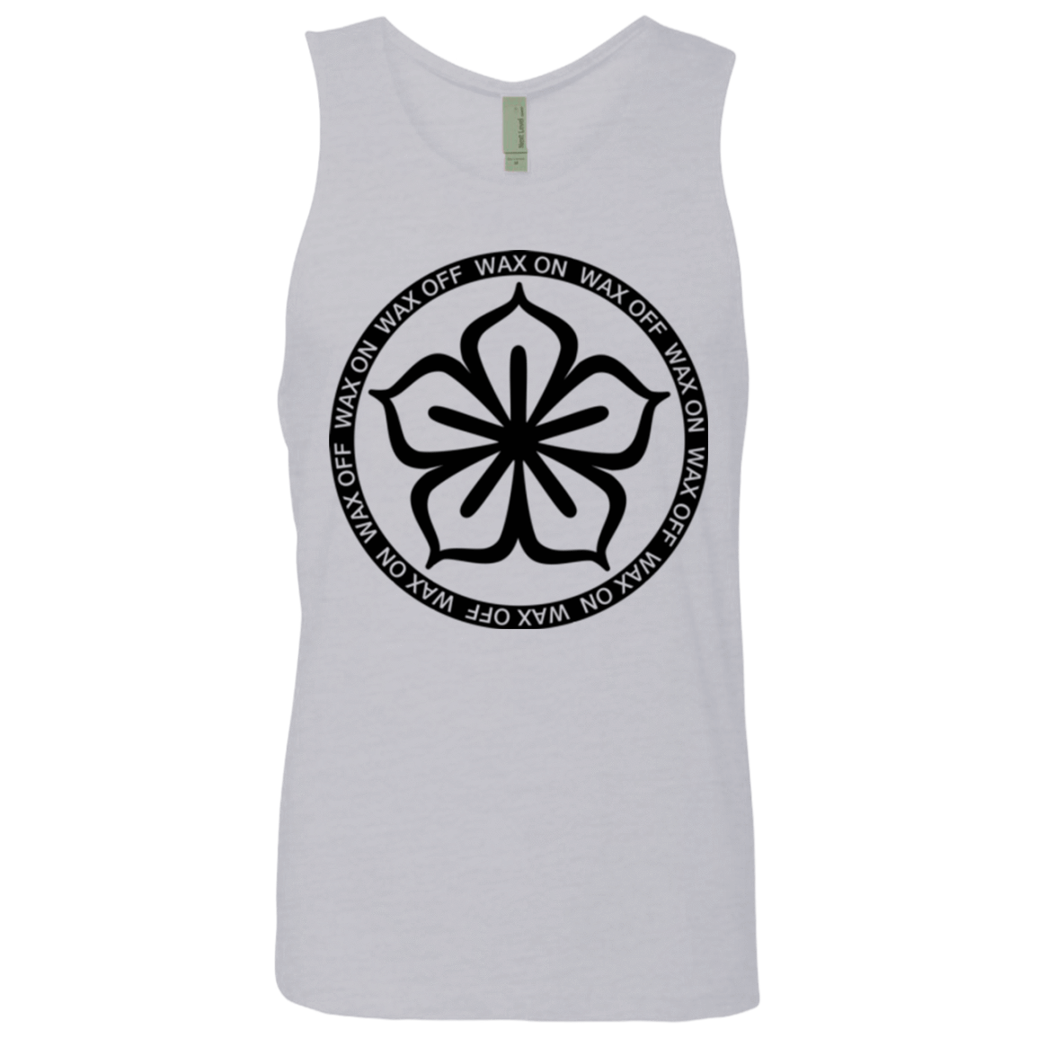 T-Shirts Heather Grey / Small Lotus Flower Men's Premium Tank Top