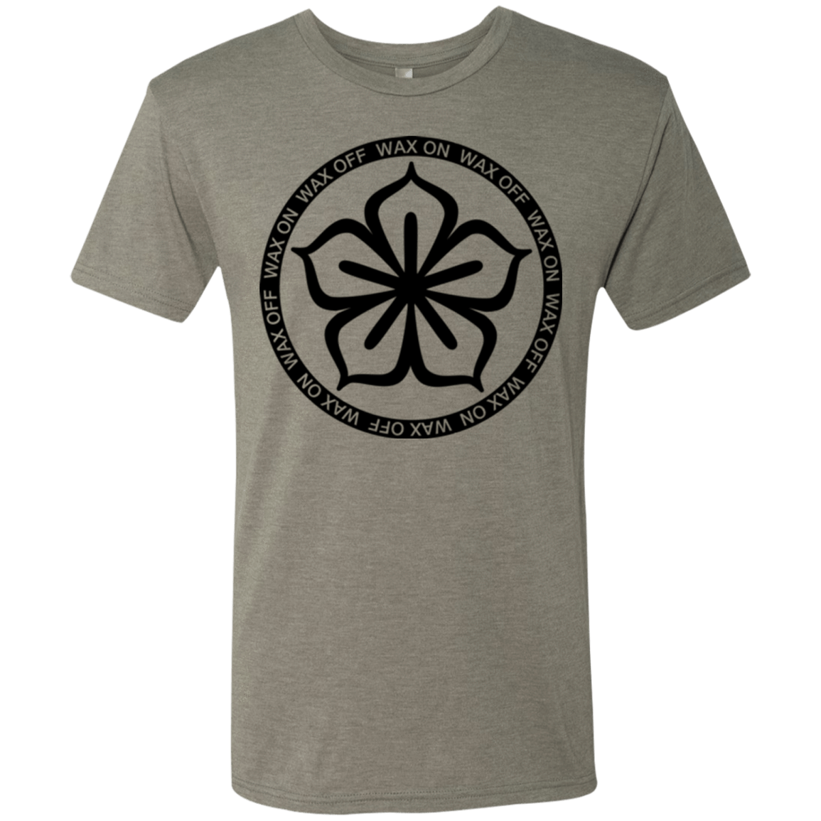 T-Shirts Venetian Grey / Small Lotus Flower Men's Triblend T-Shirt