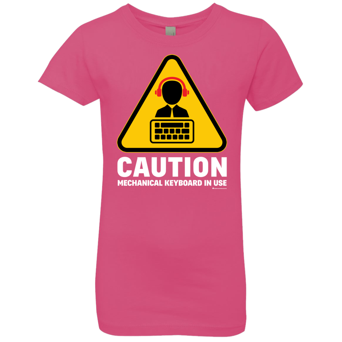 T-Shirts Hot Pink / YXS Loud Typer Girls Premium T-Shirt
