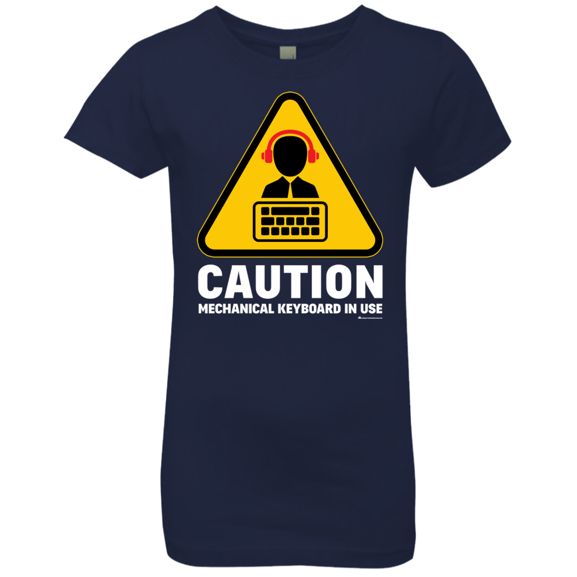 T-Shirts Midnight Navy / YXS Loud Typer Girls Premium T-Shirt