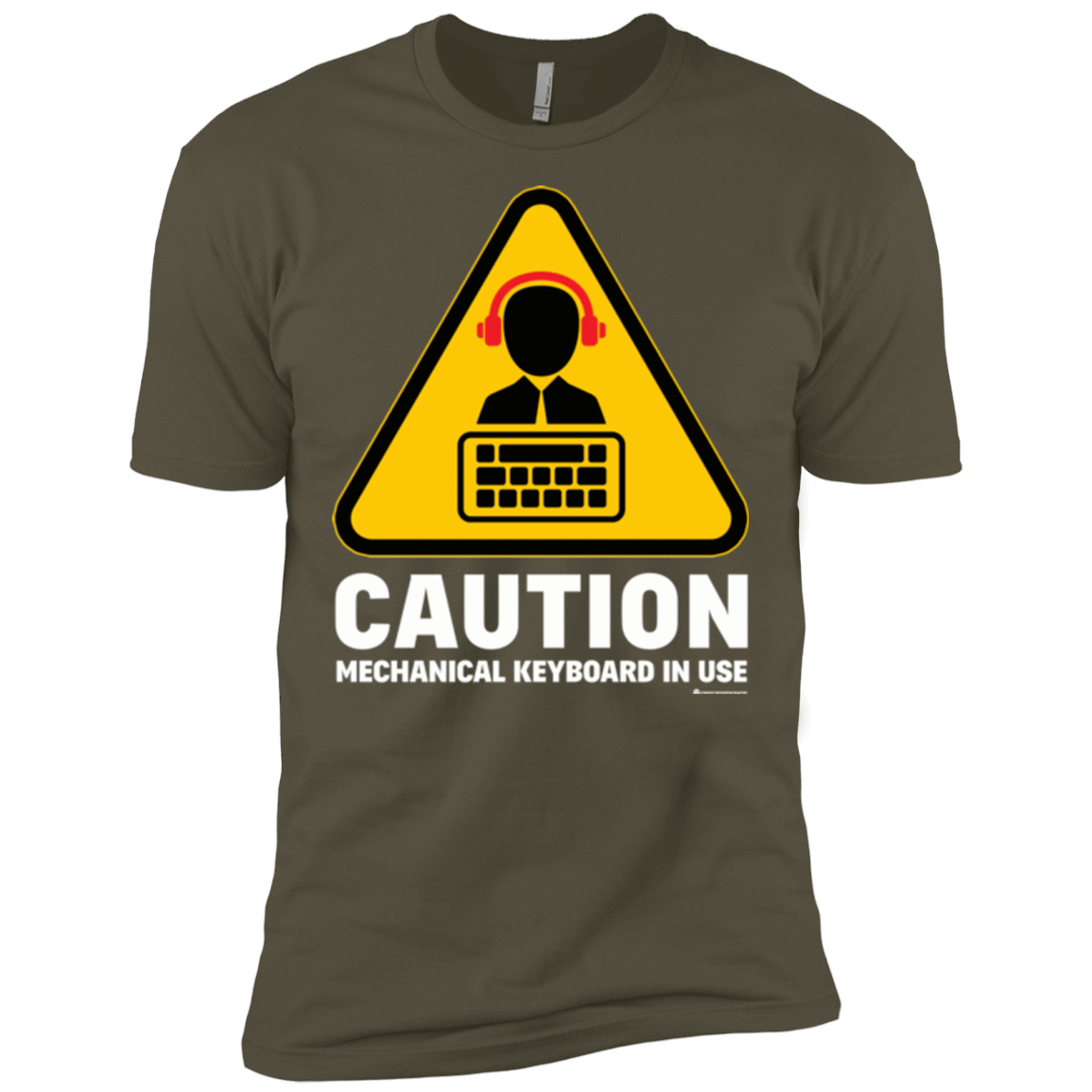 T-Shirts Military Green / X-Small Loud Typer Men's Premium T-Shirt