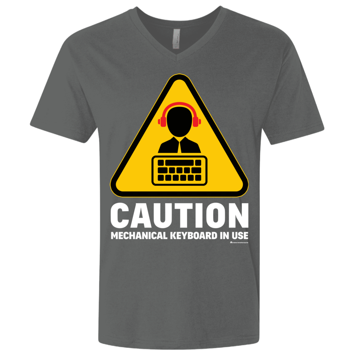 T-Shirts Heavy Metal / X-Small Loud Typer Men's Premium V-Neck