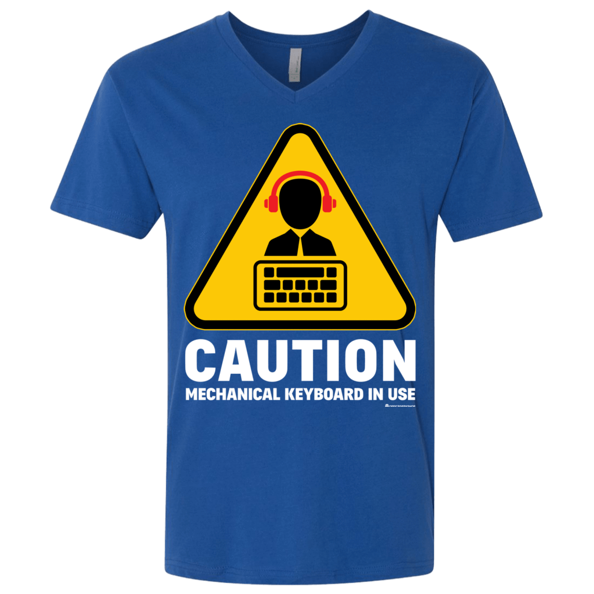 T-Shirts Royal / X-Small Loud Typer Men's Premium V-Neck