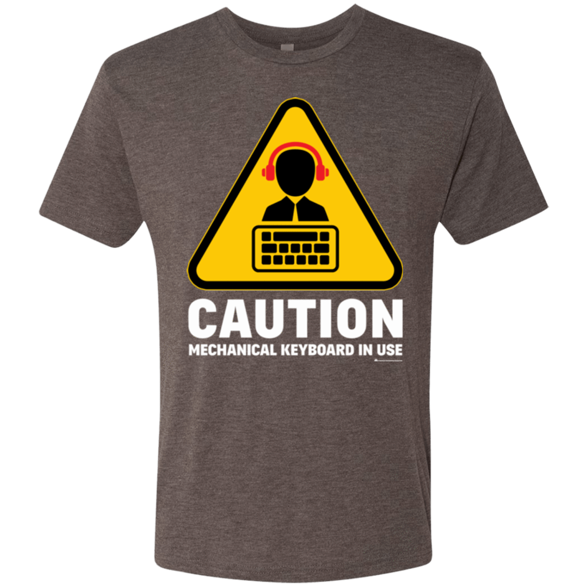 T-Shirts Macchiato / Small Loud Typer Men's Triblend T-Shirt