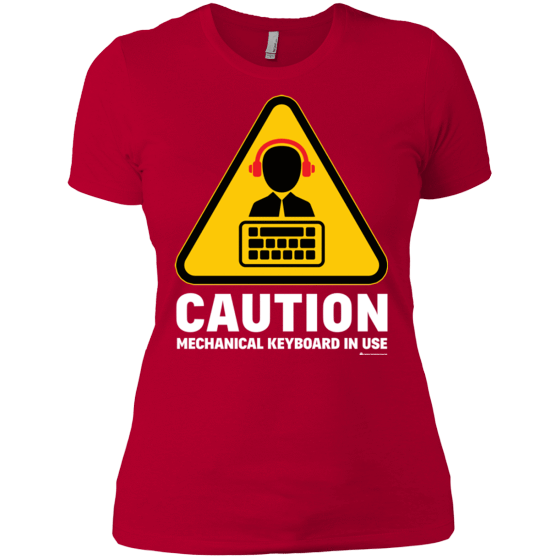 T-Shirts Red / X-Small Loud Typer Women's Premium T-Shirt