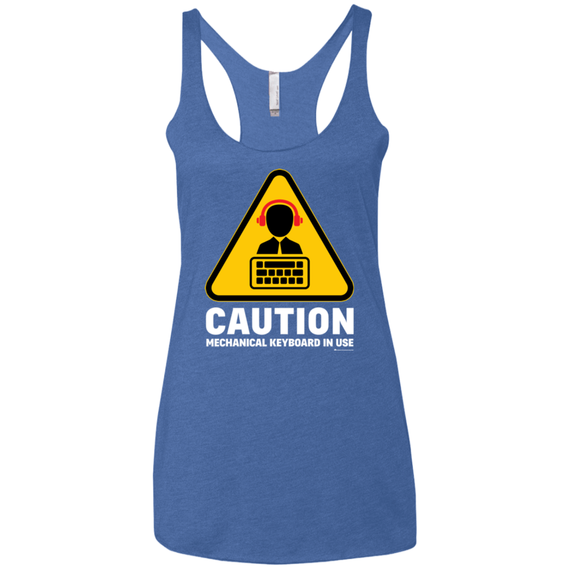 T-Shirts Vintage Royal / X-Small Loud Typer Women's Triblend Racerback Tank