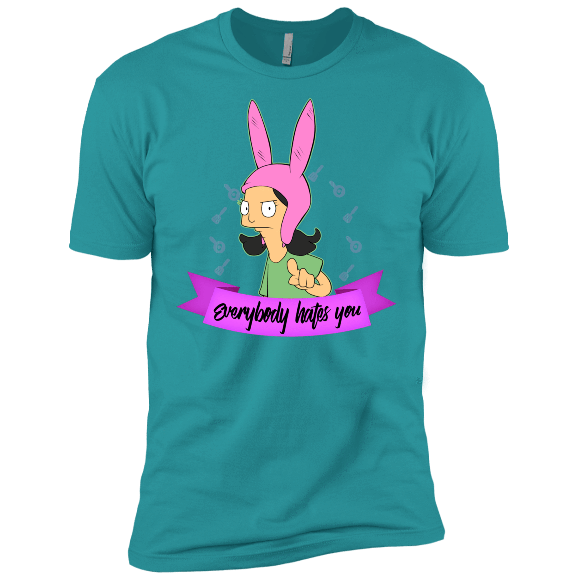 T-Shirts Tahiti Blue / X-Small Louise Everybody Men's Premium T-Shirt