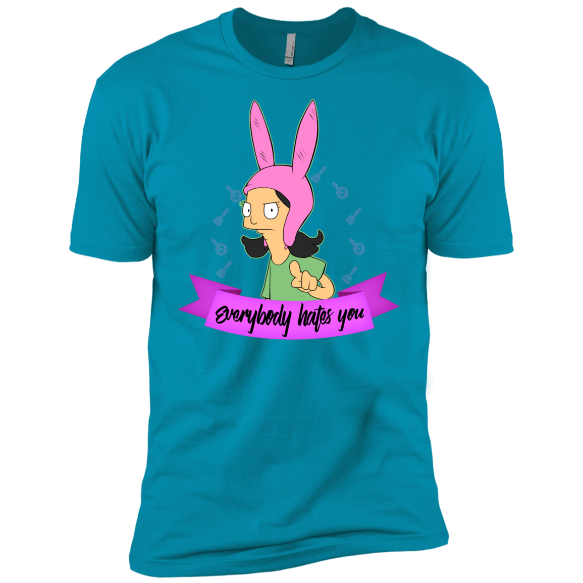 T-Shirts Turquoise / X-Small Louise Everybody Men's Premium T-Shirt