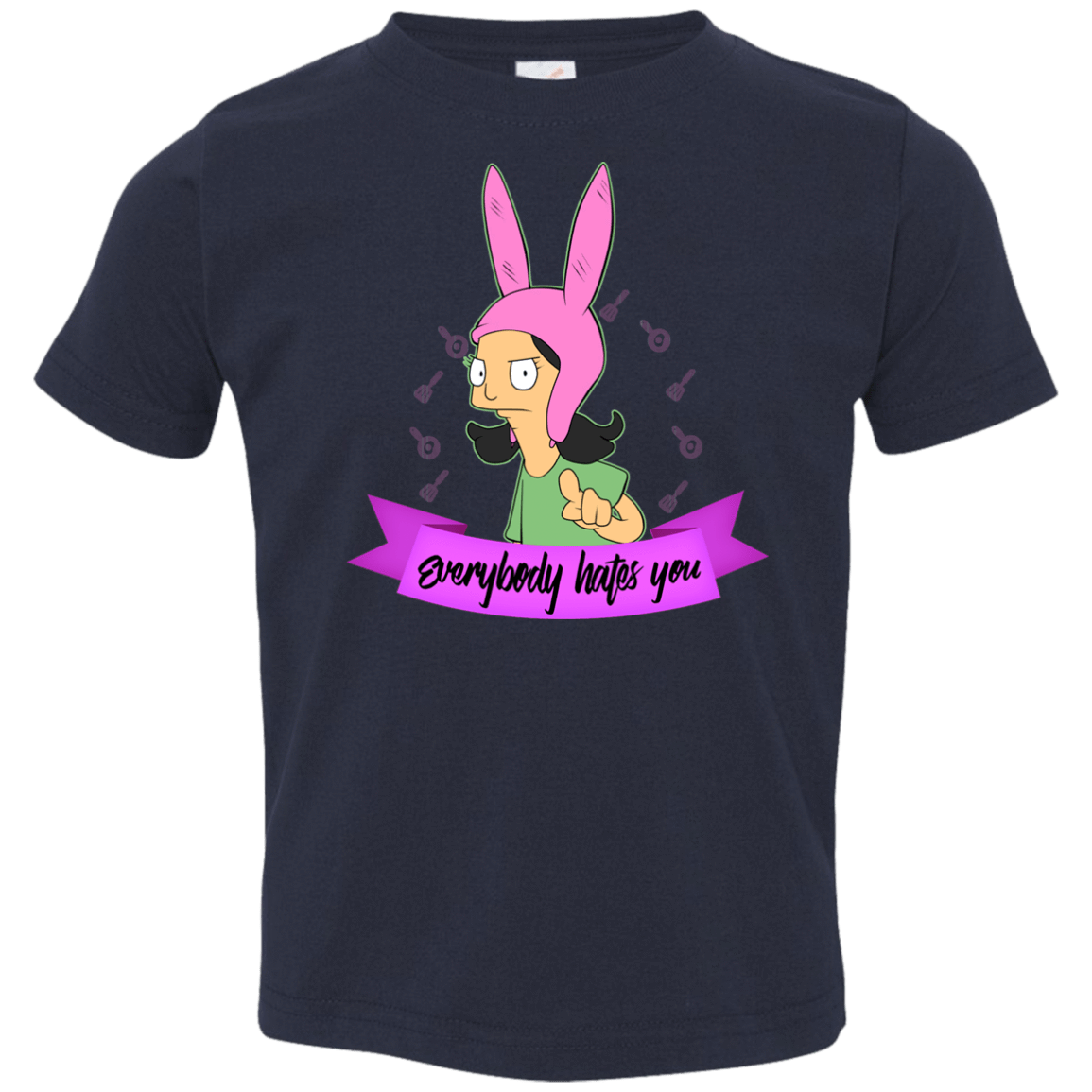 T-Shirts Navy / 2T Louise Everybody Toddler Premium T-Shirt