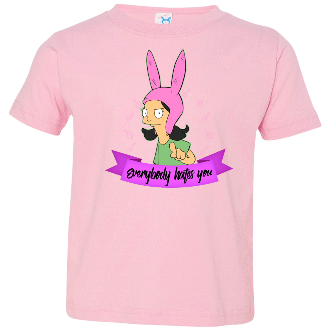 T-Shirts Pink / 2T Louise Everybody Toddler Premium T-Shirt