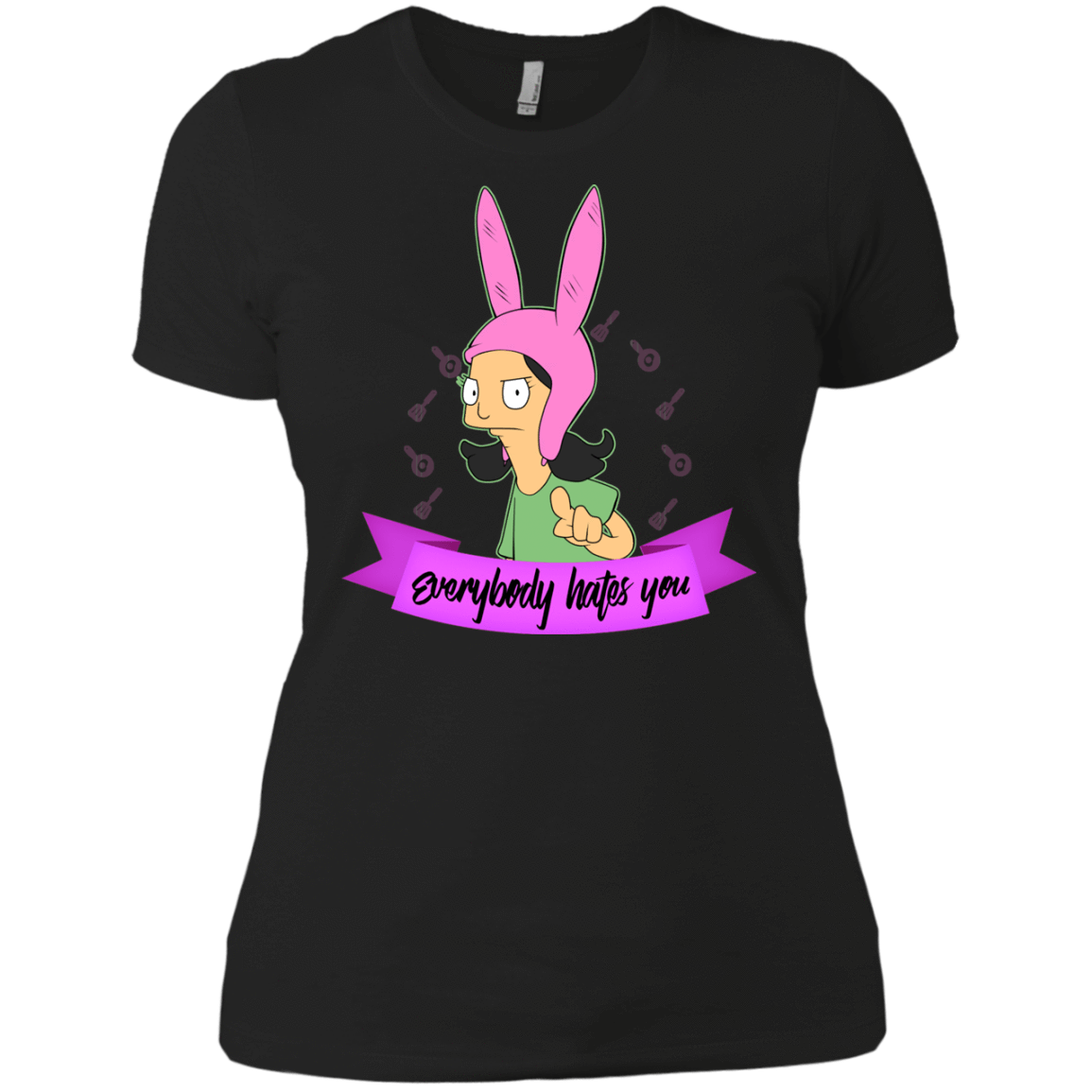T-Shirts Black / X-Small Louise Everybody Women's Premium T-Shirt