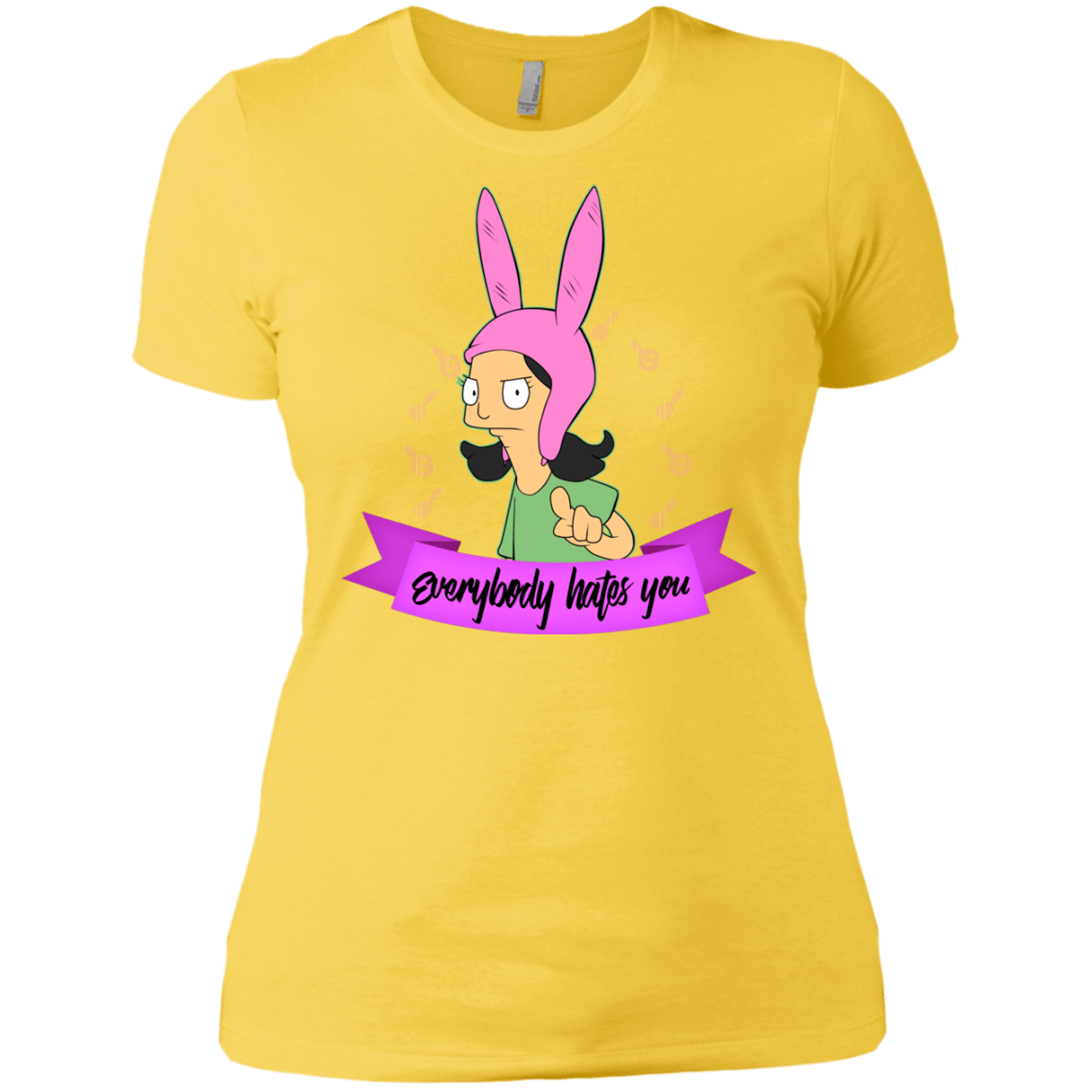 T-Shirts Vibrant Yellow / X-Small Louise Everybody Women's Premium T-Shirt