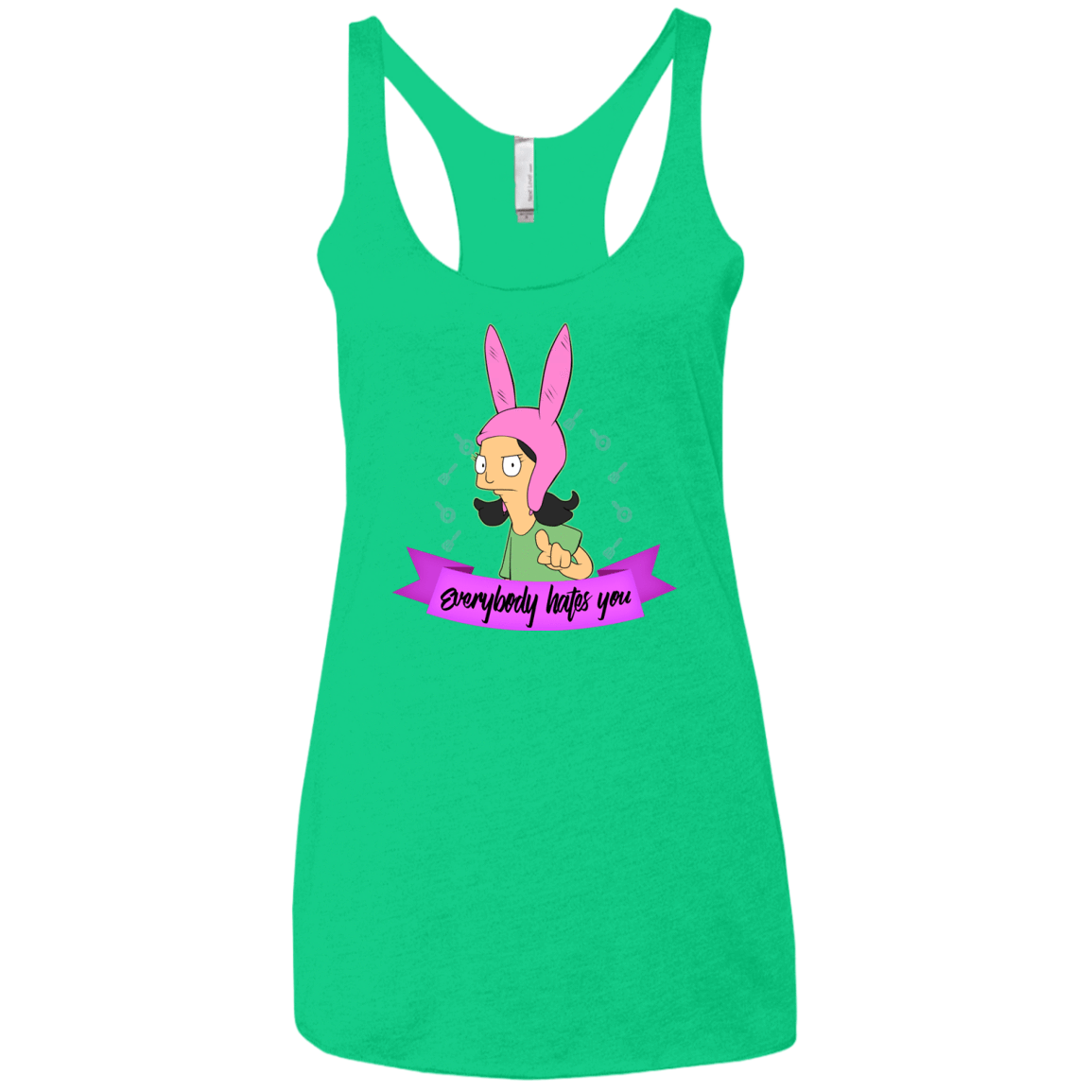T-Shirts Envy / X-Small Louise Everybody Women's Triblend Racerback Tank