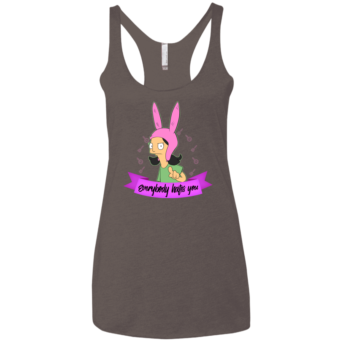 T-Shirts Macchiato / X-Small Louise Everybody Women's Triblend Racerback Tank