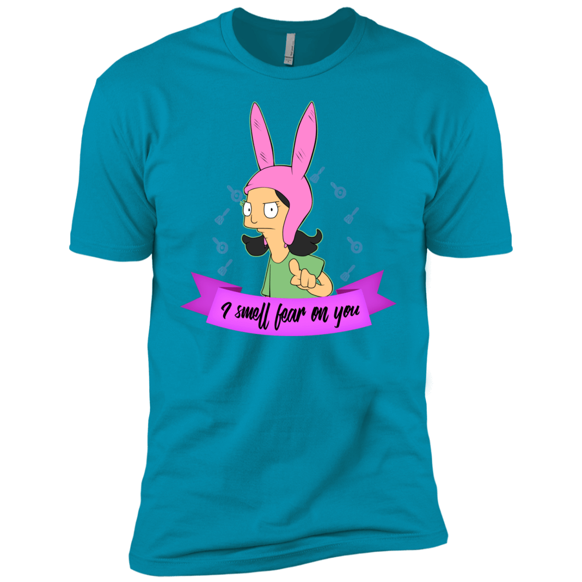 T-Shirts Turquoise / YXS Louise Smell Fear Boys Premium T-Shirt