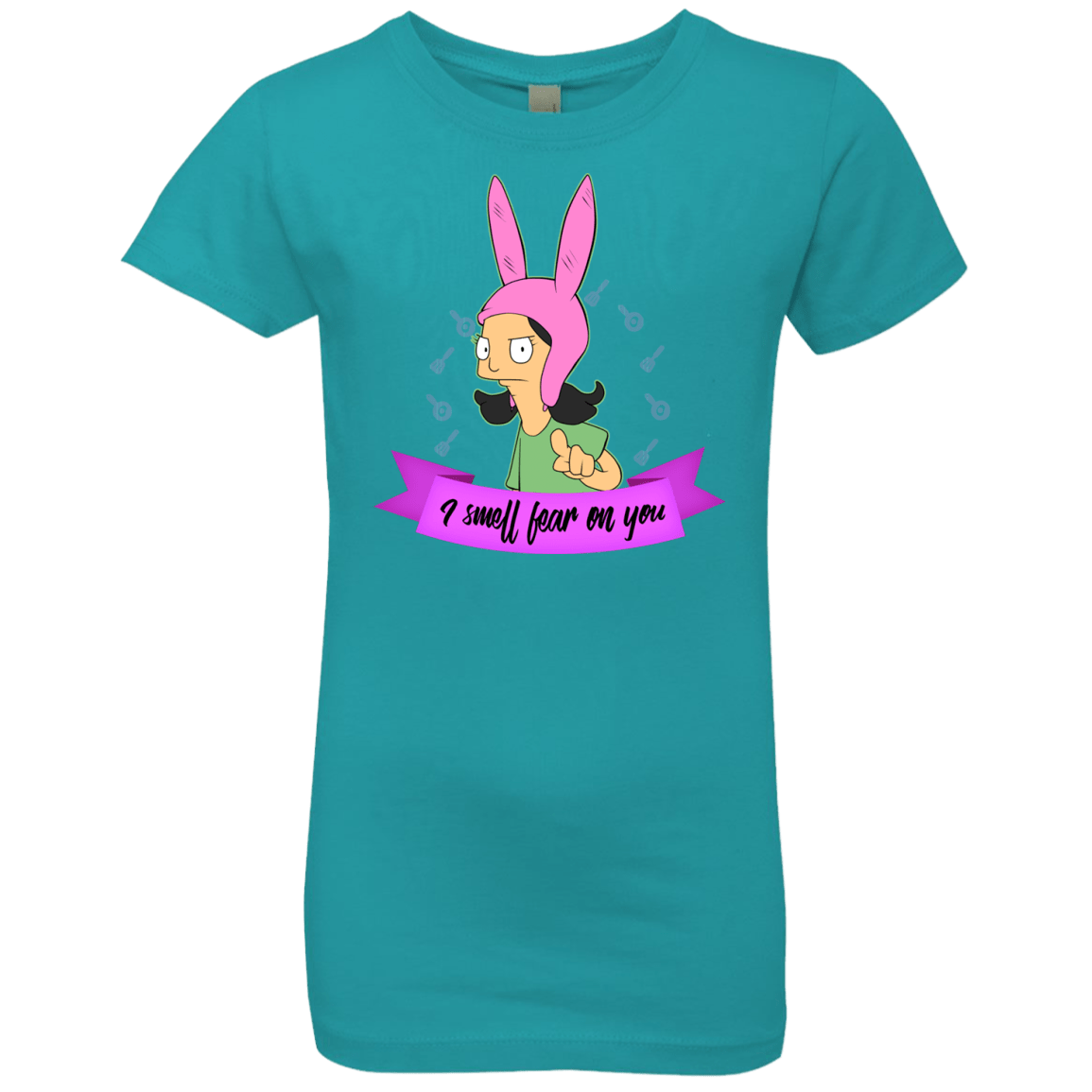 T-Shirts Tahiti Blue / YXS Louise Smell Fear Girls Premium T-Shirt