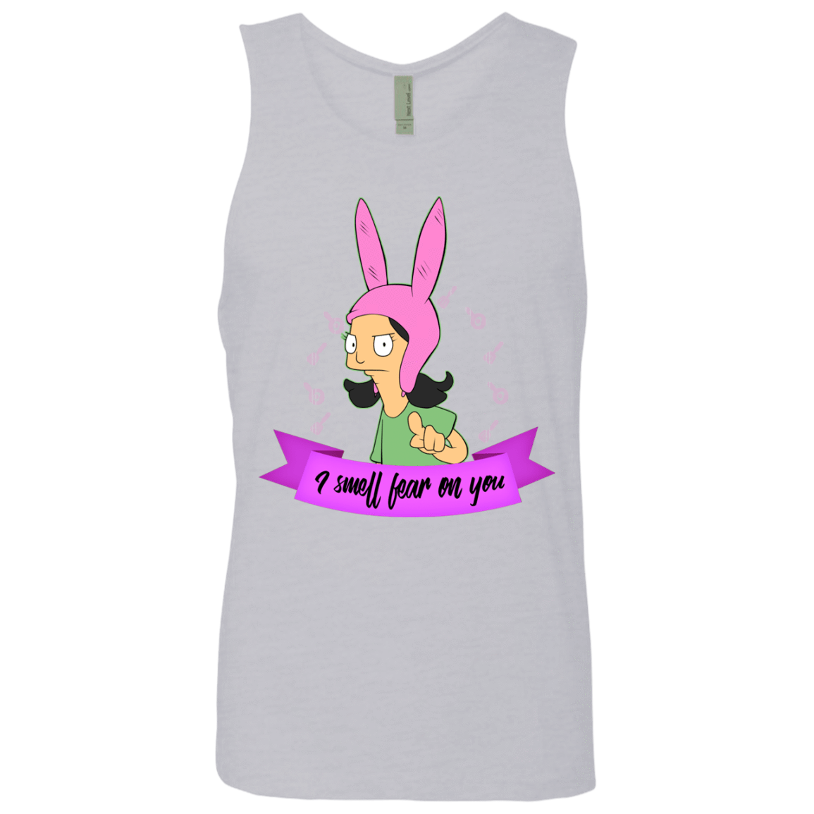 T-Shirts Heather Grey / Small Louise Smell Fear Men's Premium Tank Top