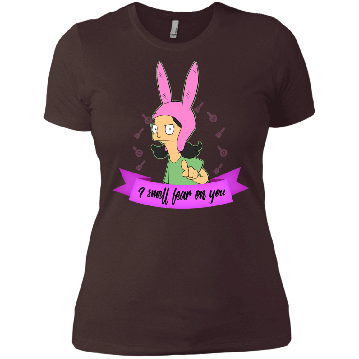 T-Shirts Dark Chocolate / X-Small Louise Smell Fear Women's Premium T-Shirt