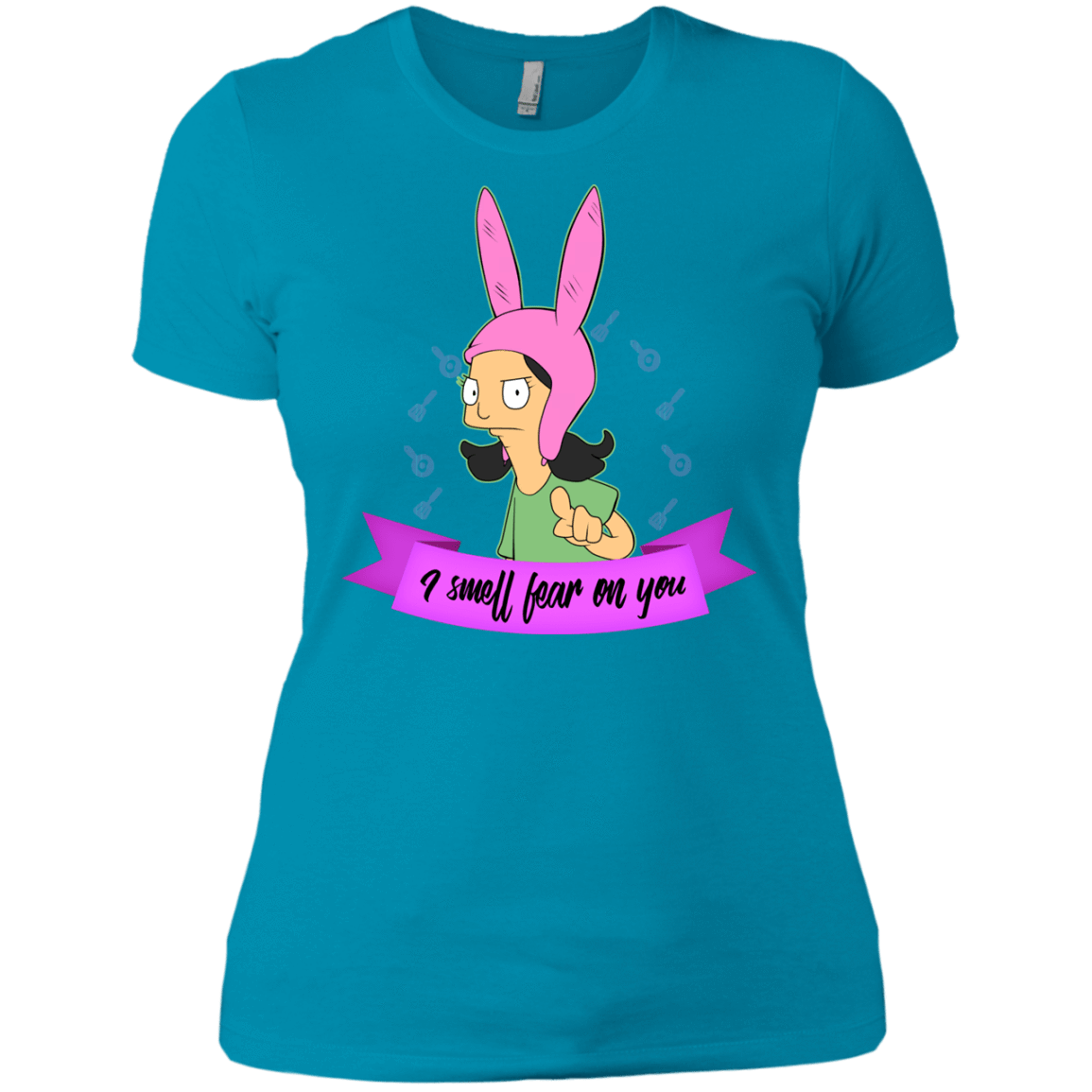 T-Shirts Turquoise / X-Small Louise Smell Fear Women's Premium T-Shirt