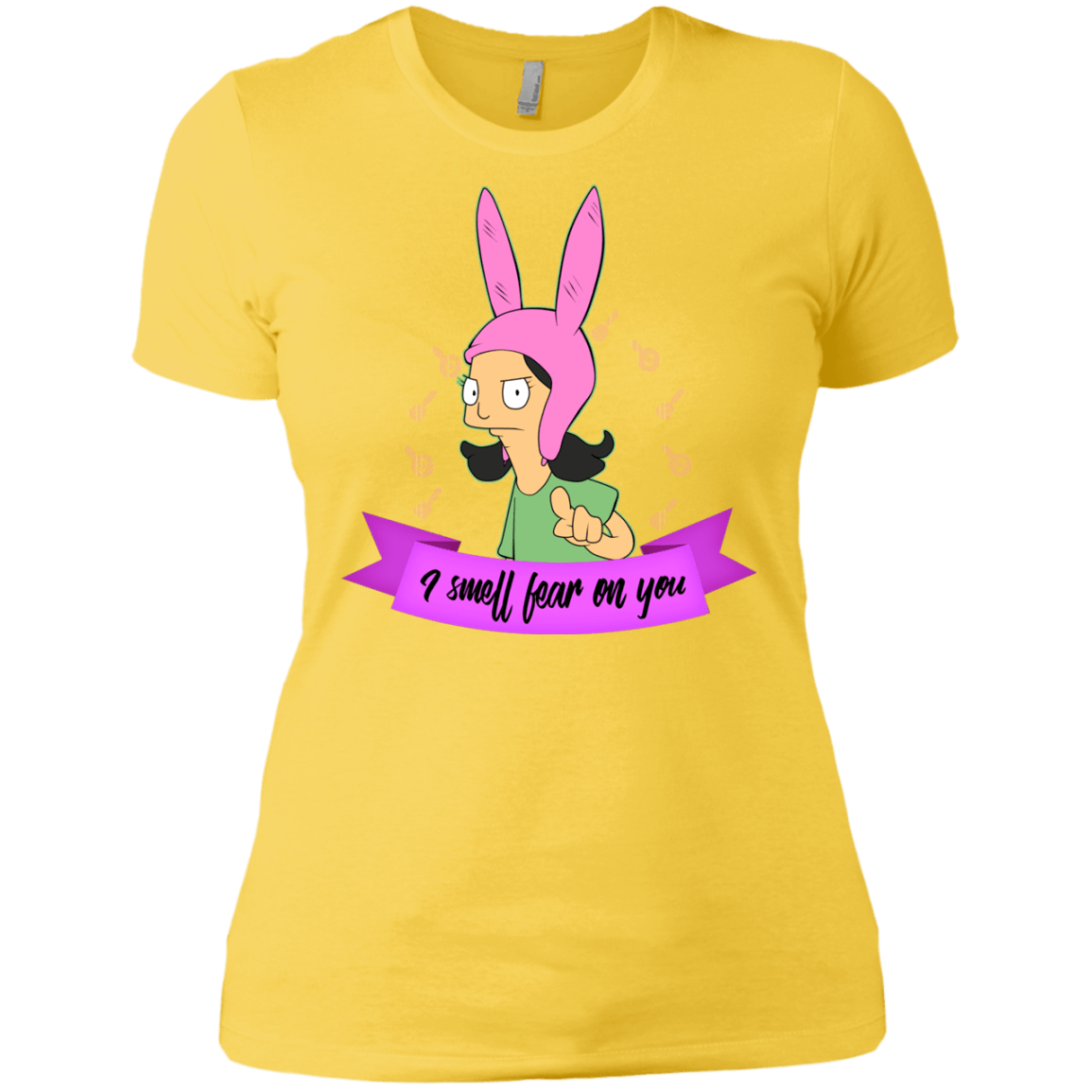 T-Shirts Vibrant Yellow / X-Small Louise Smell Fear Women's Premium T-Shirt
