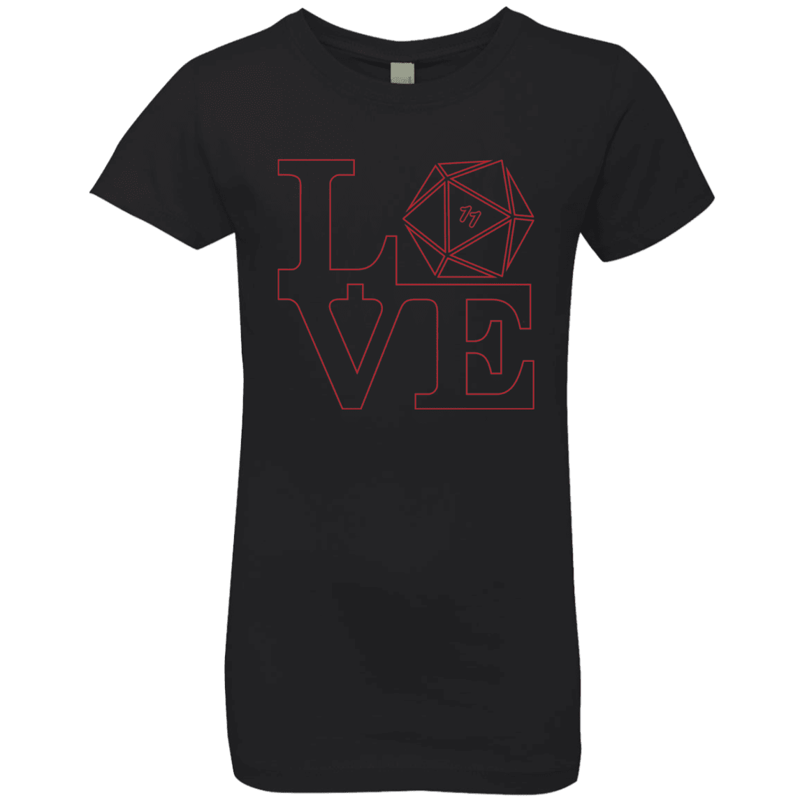 T-Shirts Black / YXS Love 11 Girls Premium T-Shirt