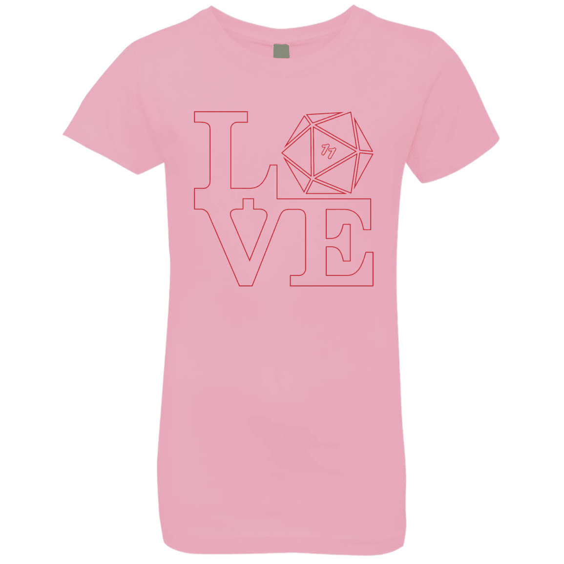 T-Shirts Light Pink / YXS Love 11 Girls Premium T-Shirt