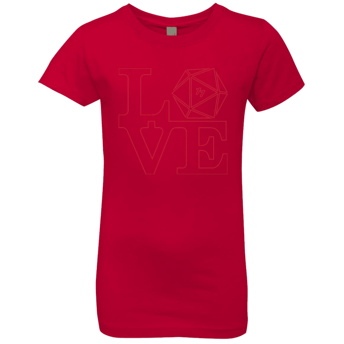 T-Shirts Red / YXS Love 11 Girls Premium T-Shirt