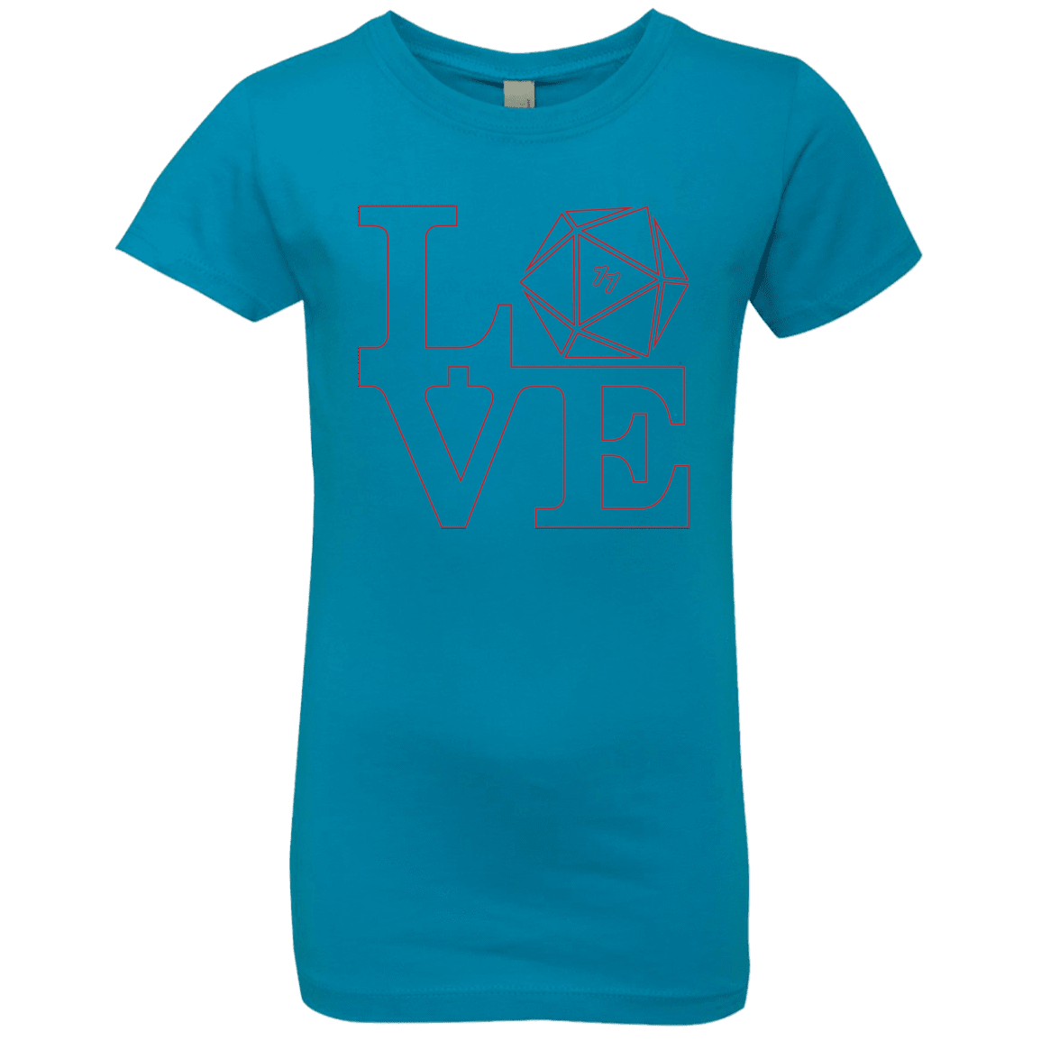 T-Shirts Turquoise / YXS Love 11 Girls Premium T-Shirt