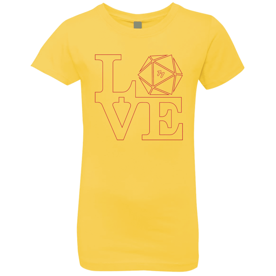 T-Shirts Vibrant Yellow / YXS Love 11 Girls Premium T-Shirt